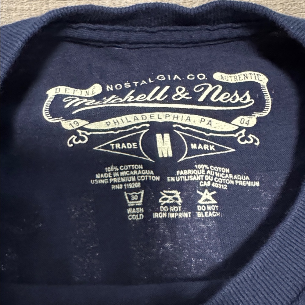 Mitchell & Ness Dallas Cowboys Navy Throwbacks Tee Emmitt Smith - Picture 4 of 7